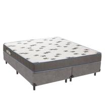 Cama Box Queen Ortobom D33 Light Bege