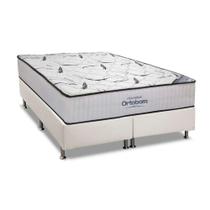 Cama Box Queen Ortobom Highfoam com Colchão de Espuma - 158x198x63cm
