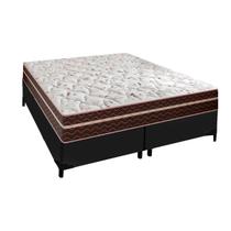 Cama Box Queen Preta Probel com Molas Superlastic Berlim Cama Box Queen Preta Probel com Molas Superlastic Berlim
