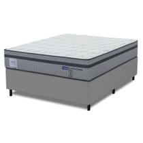 Cama Box Queen Probel Molas Ensacadas Euro In 158x198x68cm Guarda Costas Stone Branco/cinza Cama Box Queen Probel Molas Ensacadas Euro In 158x198x68cm Guarda Costas Stone Branco/cinza