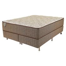 Cama Box Queen Size (box + Colchão) 158x198x71 Prata Prorelax Pillow In Duplo - Marrom Cama Box Queen Size (box + Colchão) 158x198x71 Prata Prorelax Pillow In Duplo - Marrom