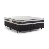 Cama Box Queen Size Herval Ness, Molas Ensacadas, 65x158x198 cm