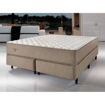 Cama Box Queen Size Relax Duo Confort II Molas Ensacadas 158x198x70 - Bege