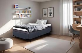 Cama Box Serenelife em Madeira de Eucalipto