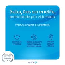 Cama Box Serenelife em Madeira de Eucalipto