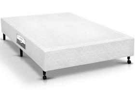 Cama Box Simples Castor Casal Poli Branco 138x188x27cm Cama Box Simples Castor Casal Poli Branco 138x188x27cm