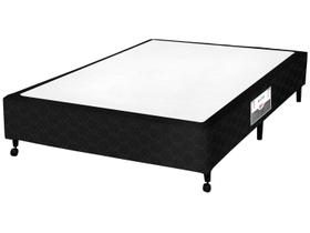 Cama Box Simples Castor Casal Poli Preto 138x188x27cm Cama Box Simples Castor Casal Poli Preto 138x188x27cm