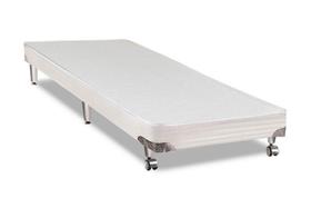 Cama Box Simples Castor Solteiro Gold Star Vitagel 120x203x10cm