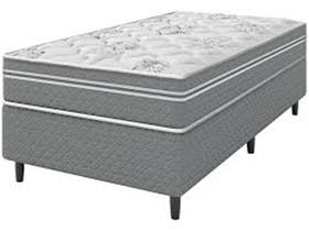 Cama box solteio (colchao + box) colchao umaflex athenas molas ensacadas + box solteiro