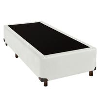 Cama Box Solteirão Branco Nature 96x203