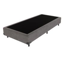 Cama Box Solteirão Cinza Comfort Prime 96x203