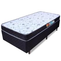 Cama Box Solteirão + Colchão 97x203x48cm Espuma D33 Selada - BF Colchões