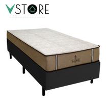 Cama Box Solteirão + Colchão Madrid D33 Molas Ensacadas 96x203x66cm Várias Cores - VPRIME Cama Box Solteirão + Colchão Madrid D33 Molas Ensacadas 96x203x66cm Várias Cores - VPRIME