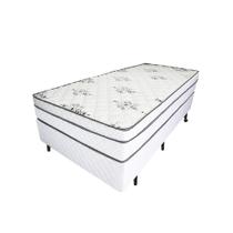 Cama Box Solteirão - Colchão Mônaco - Mola Ensacada - 96x203x64cm - Relaflex
