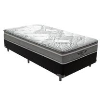 Cama Box Solteirão e Colchão Ibiza Molas Ensacadas V-Store