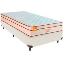 Cama Box Solteirão e Colchão Pequim Molas Ultralastic Inducol Palha Cama Box Solteirão e Colchão Pequim Molas Ultralastic Inducol Palha