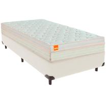 Cama Box Solteirão e Colchão Tucson Molas Ensacadas Inducol Palha Cama Box Solteirão e Colchão Tucson Molas Ensacadas Inducol Palha