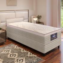Cama Box Solteirão Gazin Los Angeles Plus Molas Ensacadas Soft Pillow 88x188x66cm