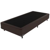 Cama Box Solteirão Marrom 96x203x44