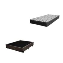 Cama Box Solteiro 88 Tecido Sintético Marrom com Colchão De Espuma - D33 Ortobom ISO 100 60x88x188 Cama Box Solteiro 88 Tecido Sintético Marrom com Colchão De Espuma - D33 Ortobom ISO 100 60x88x188