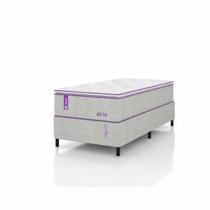 Cama Box Solteiro 88x188 Molas Ensacadas Atrio Smartz Colchão D28 Pillow Top + Base Bege Cayambe Suporta 110kg Cama Box Solteiro 88x188 Molas Ensacadas Atrio Smartz Colchão D28 Pillow Top + Base Bege Cayambe Suporta 110kg