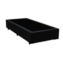 Cama Box Solteiro Acolchões Sintético Preto 40x88x188 Cama Box Solteiro Acolchões Sintético Preto 40x88x188