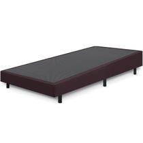 Cama Box Solteiro Anti Refluxo Marrom Inclinada 88x188cm BF Colchões