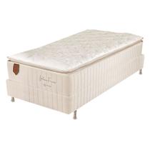 Cama Box Solteiro (Box + Colchão) 78x188x73 Prorelax Látex Firm Pillow Top com Látex - Bege