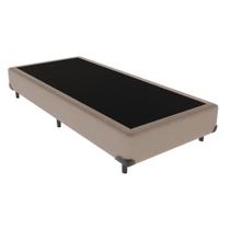 Cama Box Solteiro Branco Madeira 88x188 - Kaza Mix