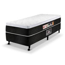 Cama Box Solteiro Castor Black e White Air One Face D45 88x188x50 + Box Castor Cama Box Solteiro Castor Black e White Air One Face D45 88x188x50 + Box Castor