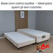 Cama Box Solteiro Castor com Cama Auxiliar Acoplada D28 Bicama Alto padão Cama Box Solteiro Castor com Cama Auxiliar Acoplada D28 Bicama Alto padão