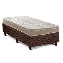Cama Box Solteiro: Colchão Anatômico Paropas D33/EP Confort Ultra Firme + Base CRC Fantasy Brown(88x188) Cama Box Solteiro: Colchão Anatômico Paropas D33/EP Confort Ultra Firme + Base CRC Fantasy Brown(88x188)