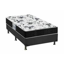 Cama Box Solteiro: Colchão Anatômico Probel D28/EP Advanced Tech1000 + Base CRC Suede Gray(88x188) Cama Box Solteiro: Colchão Anatômico Probel D28/EP Advanced Tech1000 + Base CRC Suede Gray(88x188)