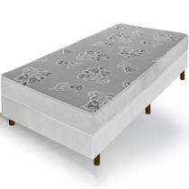 Cama Box Solteiro Colchão Andes Espuma D20 88x188x51cm Cama Box Solteiro Colchão Andes Espuma D20 88x188x51cm