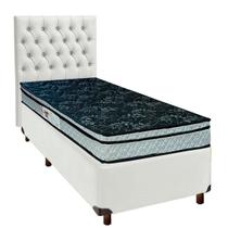 Cama Box Solteiro + Colchão Conforto Paropas + Cabeceira Cama Box Solteiro + Colchão Conforto Paropas + Cabeceira