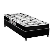 Cama Box Solteiro + Colchão D23 Pró Black (088x188x49) Luckspuma Cama Box Solteiro + Colchão D23 Pró Black (088x188x49) Luckspuma