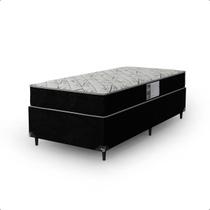 Cama Box Solteiro + Colchão D33 One Face - 56x88x188cm - Várias Cores Cama Box Solteiro + Colchão D33 One Face - 56x88x188cm - Várias Cores