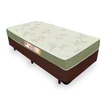 Cama Box Solteiro + Colchão De Espuma D33 - Castor - Sleep Max 88x188x53cm