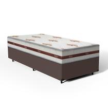 Cama Box Solteiro + Colchão De Molas Ensacadas - Anjos - Classic Mola Ensacada 22x188x88cm