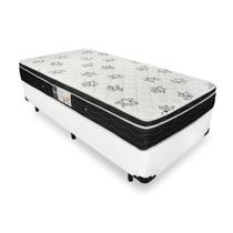 Cama Box Solteiro + Colchão De Molas - Ortobom - Physical Nanolastic 88x188x58cm