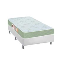 Cama Box Solteiro: Colchão Espuma Castor D33 Sleep Max + Base CRC Courano White(88x188) Cama Box Solteiro: Colchão Espuma Castor D33 Sleep Max + Base CRC Courano White(88x188)