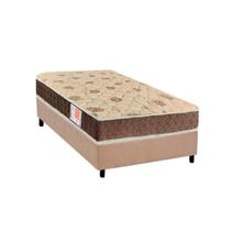 Cama Box Solteiro: Colchão Espuma D33 Orthoflex Comfortpedic + Base CRC Suede Clean (88x188) Cama Box Solteiro: Colchão Espuma D33 Orthoflex Comfortpedic + Base CRC Suede Clean (88x188)