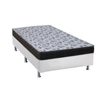 Cama Box Solteiro: Colchão Espuma D33 Ortobom /EP Anatômico Fort Tech ISO 100 + Base CRC Suede White(88x188) Cama Box Solteiro: Colchão Espuma D33 Ortobom /EP Anatômico Fort Tech ISO 100 + Base CRC Suede White(88x188)