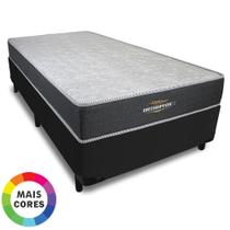 Cama Box Solteiro + Colchão Espuma D33 Ortopédico 78x188x58cm Orthopedic l Várias Cores V-Store