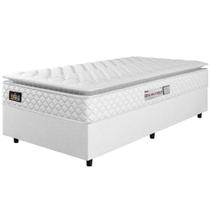 Cama Box Solteiro Colchão Espuma D33 Pillow Top New Millenium 88x188x57cm Branco Hellen Suporta Até 120 Kg Por Pessoa Cama Box Solteiro Colchão Espuma D33 Pillow Top New Millenium 88x188x57cm Branco Hellen Suporta Até 120 Kg Por Pessoa