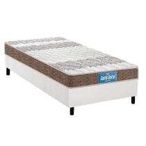 Cama Box Solteiro: Colchão Espuma D33 Probel /EP Anatômico Guarda Costas Próintense Double Face+ Base CRC Courano White(88x188) Cama Box Solteiro: Colchão Espuma D33 Probel /EP Anatômico Guarda Costas Próintense Double Face+ Base CRC Courano White(88x188)