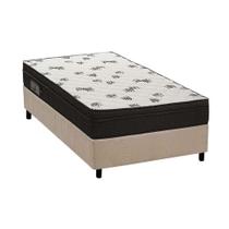 Cama Box Solteiro: Colchão Espuma D45 Ortobom Light Saúde Ortopilow + Base CRC Suede Clean(88x188) Cama Box Solteiro: Colchão Espuma D45 Ortobom Light Saúde Ortopilow + Base CRC Suede Clean(88x188)