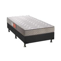 Cama Box Solteiro: Colchão Espuma Paropas D45 Pasquale Clean + Base CRC Suede Gray(88x188) Cama Box Solteiro: Colchão Espuma Paropas D45 Pasquale Clean + Base CRC Suede Gray(88x188)