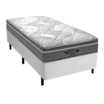 Cama Box Solteiro + Colchão Ibiza D33 Mola Superlastic 88x188x60cm Várias Cores - Vstore Cama Box Solteiro + Colchão Ibiza D33 Mola Superlastic 88x188x60cm Várias Cores - Vstore