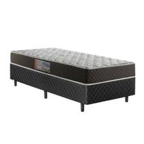 Cama Box Solteiro Colchão Mola Bonnel Acolchões + Box Poliéster 68x88x188